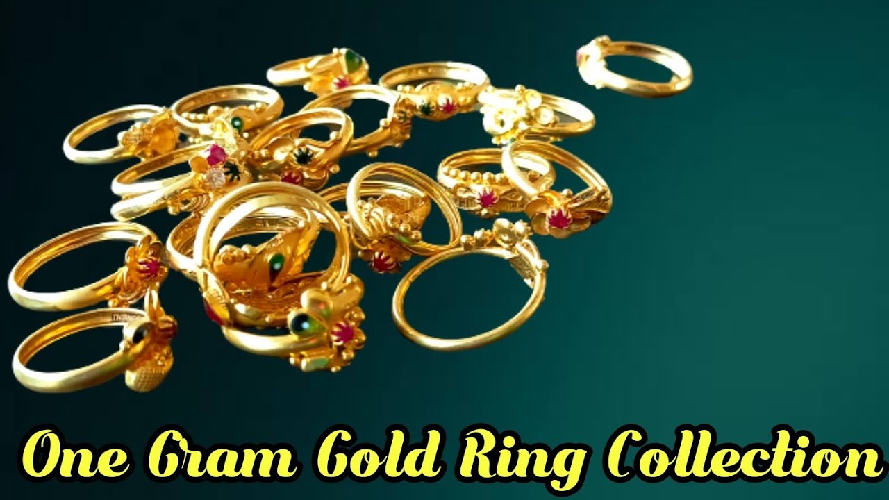 1 GRAM GOLD LEDIES RING FOR WOMEN DESIGN A-11 – Radhe Imitation